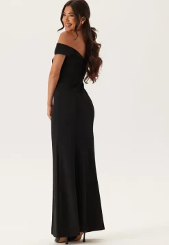 Twist Off Shoulder Gown