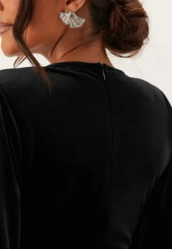 Velvet Wrap Dress