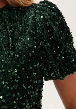 Vibelieve S/S SEQUINS DRESS SE