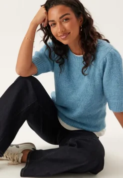 Vibows O-neck 3/4 KNIT TOP KNI
