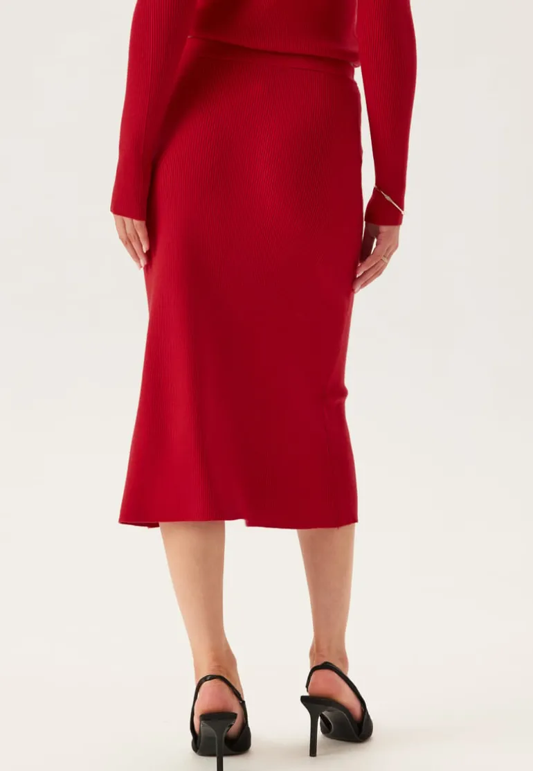 Vicomfy A-Line Knit Skirt