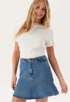 Vijessie Rw Short Denim Skirt
