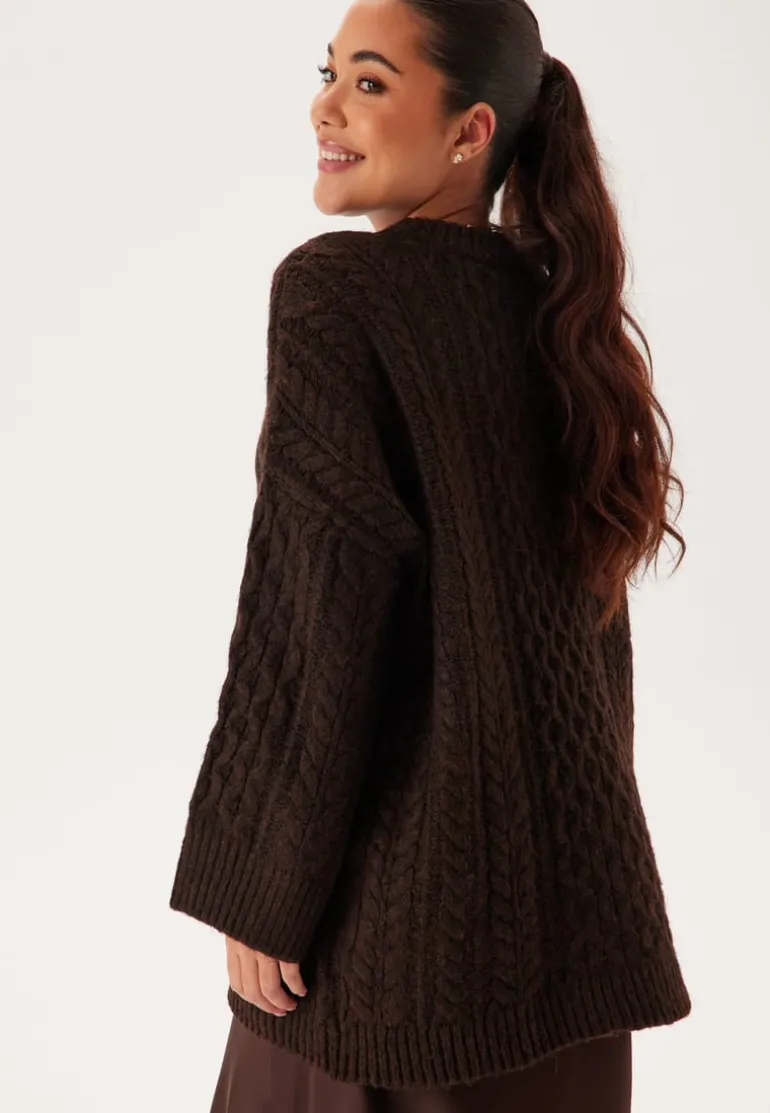Vikaia L/S OVERSIZE CABLE KNIT
