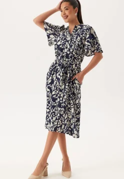 Vilullu S/S KNEE SHIRT DRESS K
