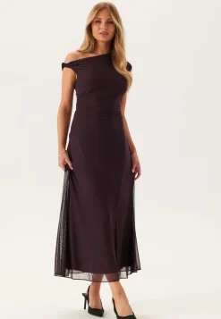 Violet Hanky Hem Jersey Midi