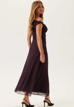 Violet Hanky Hem Jersey Midi