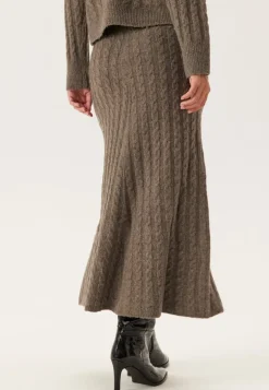 Virelli Ankle Cable Knit Skirt