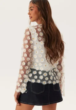 Visola L/S FLOWER TOP FLOWER T
