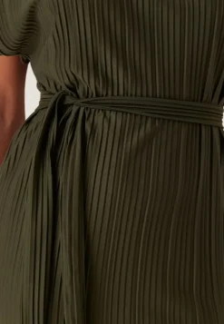 Vitahlia O-neck C/S MIDI DRESS