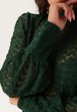 Vmbecca Ls High Neck Lace Top