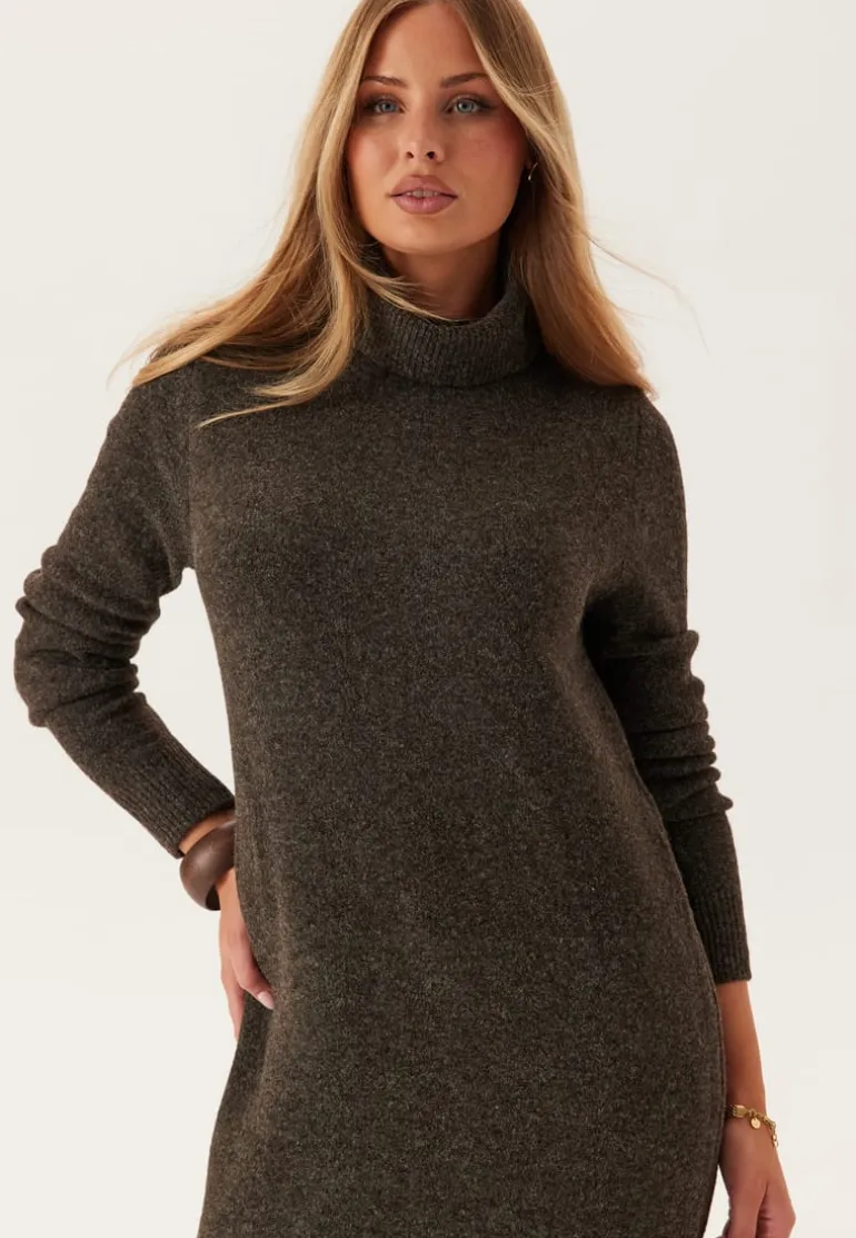 Vmboom Ls Rollneck Dress