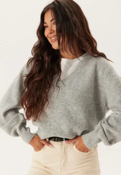 Vmboom Ls V-neck Pullover
