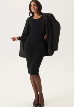 Vmgizelle Ls O-neck Blk Dress