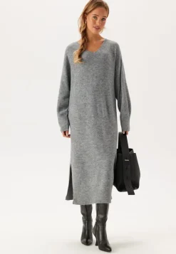 Vmjupiter Ls V-neck Calf Dress