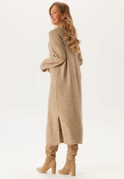 Vmjupiter Ls V-neck Calf Dress