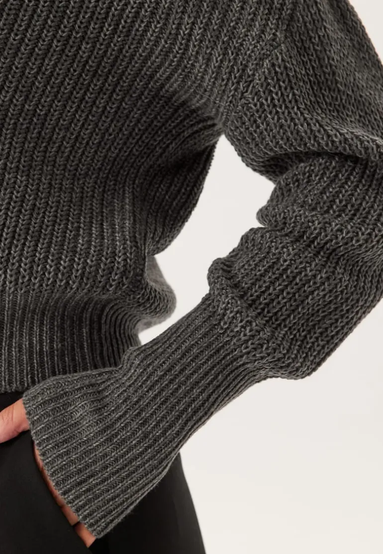 Vmlea LS V-Neck Cuff Cardigan