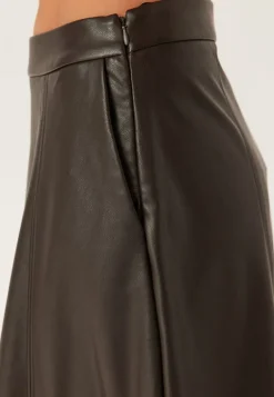 Vmolive Hw Coated Ankle Skirt
