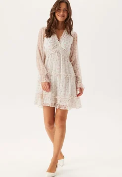 Vmsmilla LS frill short dress