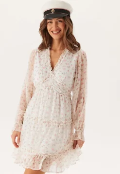 Vmsmilla LS frill short dress