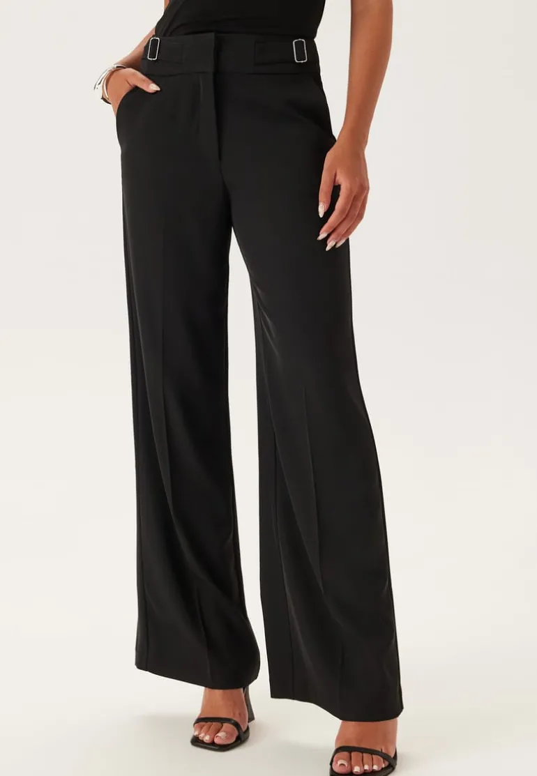 Wide Leg Adjustable Trousers