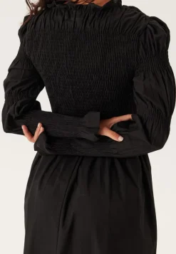 Yaschemma Ls Smock Midi Dress